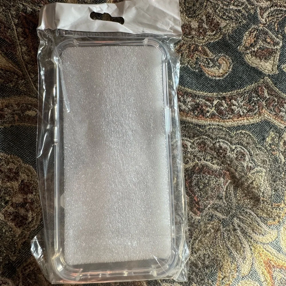 New Clear Plastic Cell Phone Case With Bumper Guards And Camera Protection